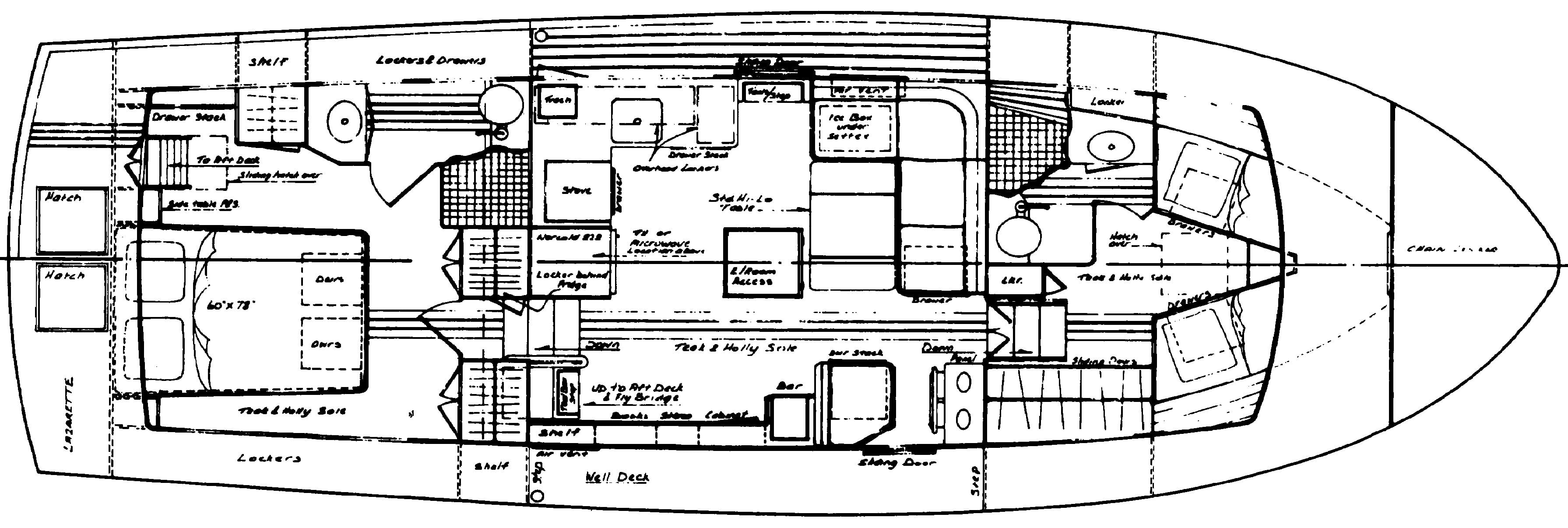 Island Gypsy 40 Classic floor plan