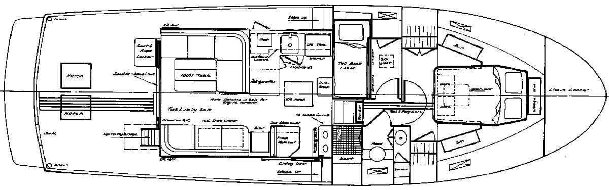 Island Gypsy 40 Europa floor plan