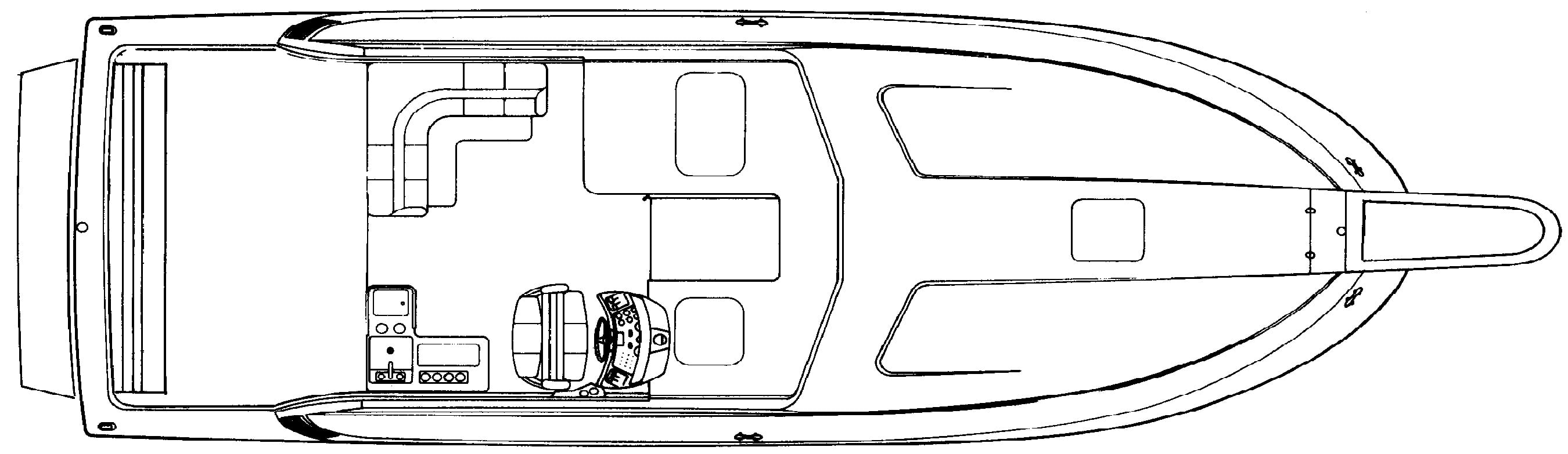 Trojan Yachts 11 Meter Express floor plan