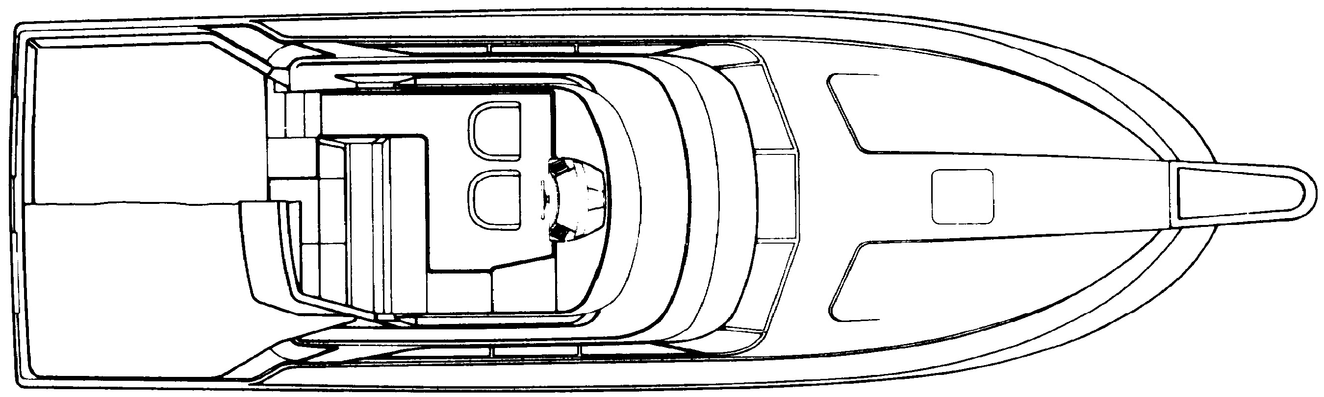 Trojan Yachts 12 Meter Motor Yacht floor plan