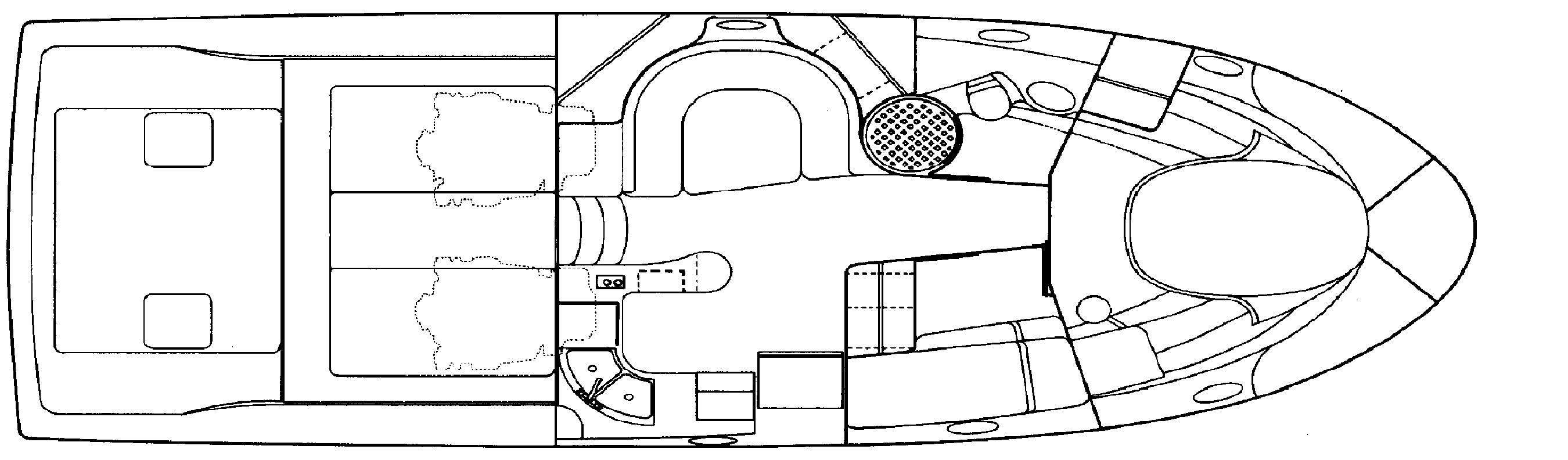 Trojan Yachts 13 Meter Express floor plan