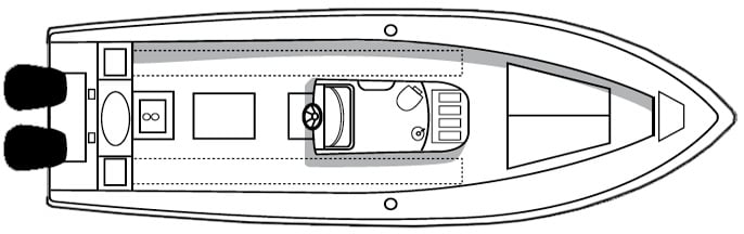 Venture 34 Open floor plan