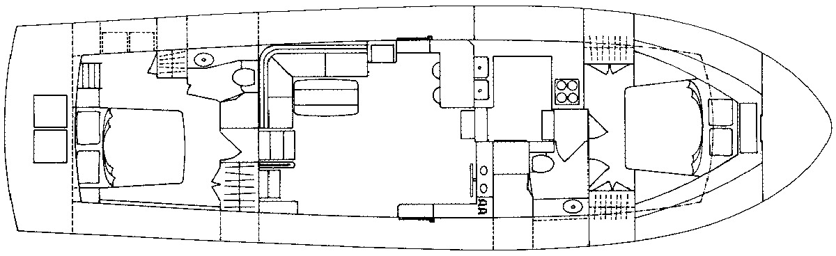 Island Gypsy 49 Classic floor plan