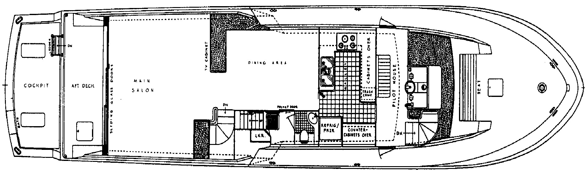 Viking Yachts 72 Cockpit Motor Yacht floor plan