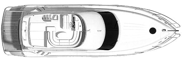 Viking Sport Cruisers 45 Flybridge floor plan