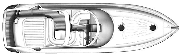 Viking Sport Cruisers V50 Express floor plan