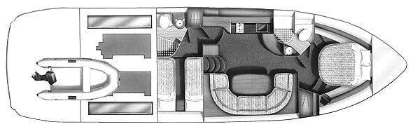 Viking Sport Cruisers V50 Express floor plan