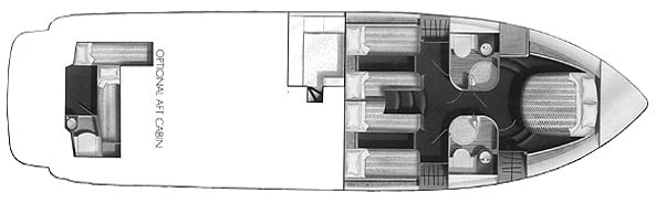 Viking Sport Cruisers 56 Flybridge floor plan