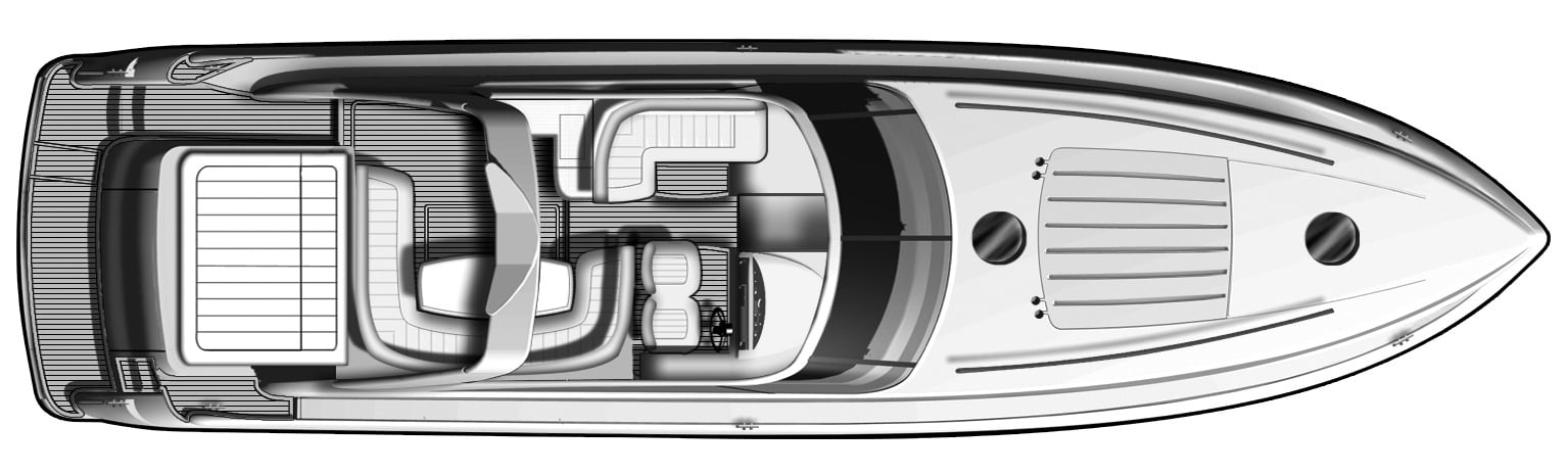 Viking Sport Cruisers V58 Express floor plan