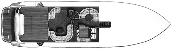 Viking Sport Cruisers 60 Flybridge floor plan