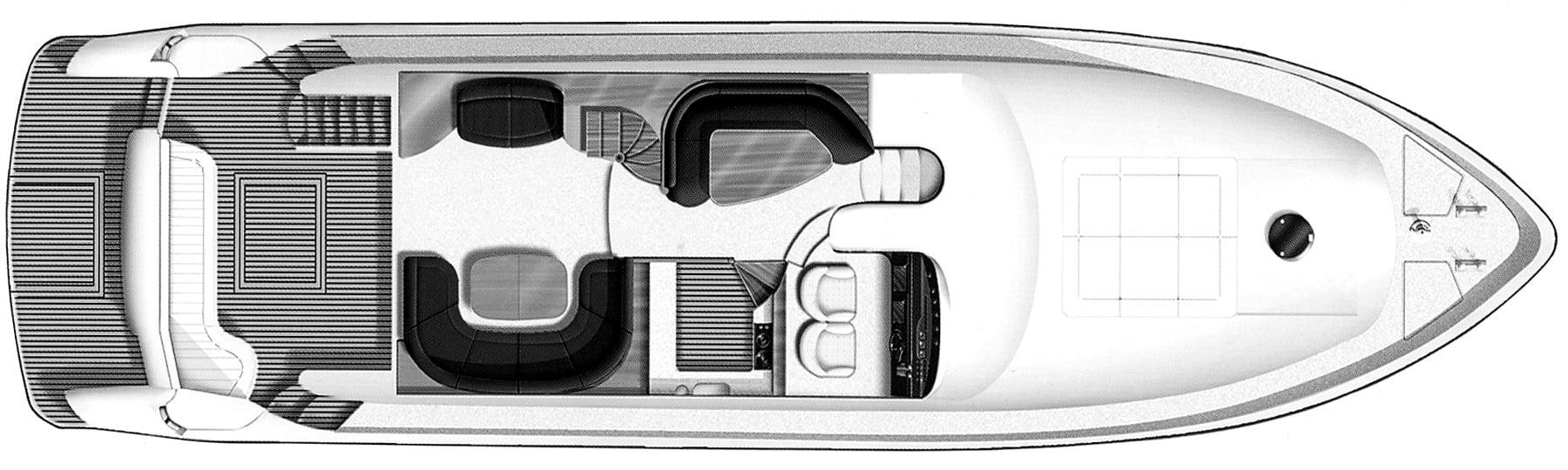 Viking Sport Cruisers 61 Flybridge floor plan