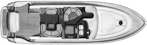 Viking Sport Cruisers 65 Motoryacht floor plan