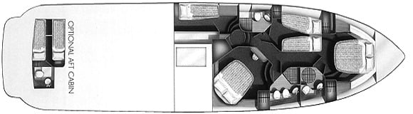 Viking Sport Cruisers 65 Motoryacht floor plan