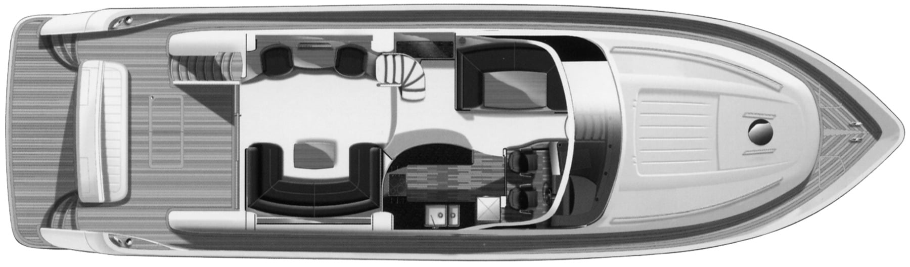 Viking Sport Cruisers 70 Motoryacht floor plan