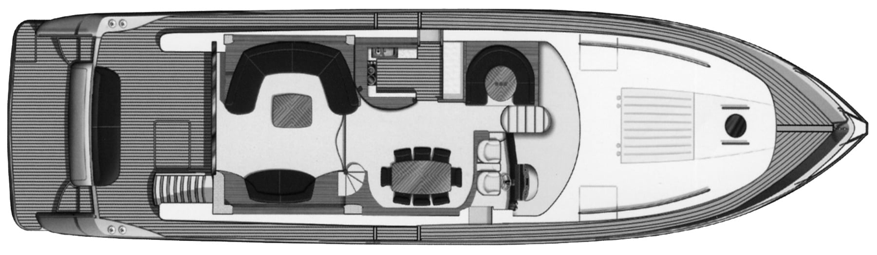 Viking Sport Cruisers 75 Motoryacht floor plan
