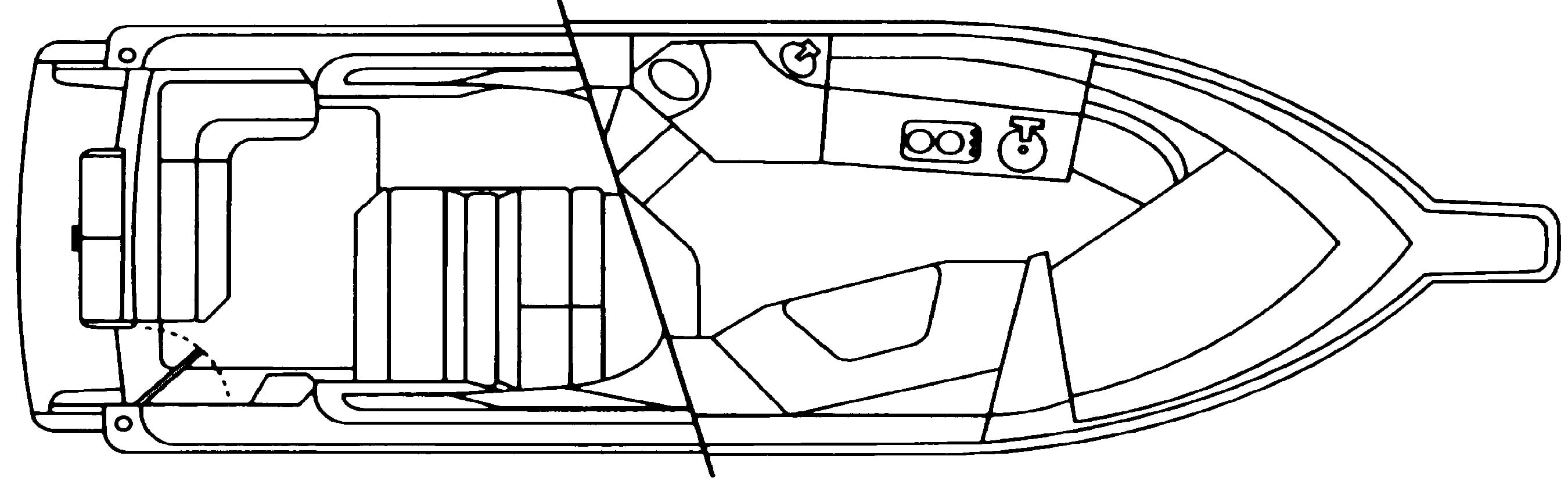 Wellcraft 3200 Martinique floor plan