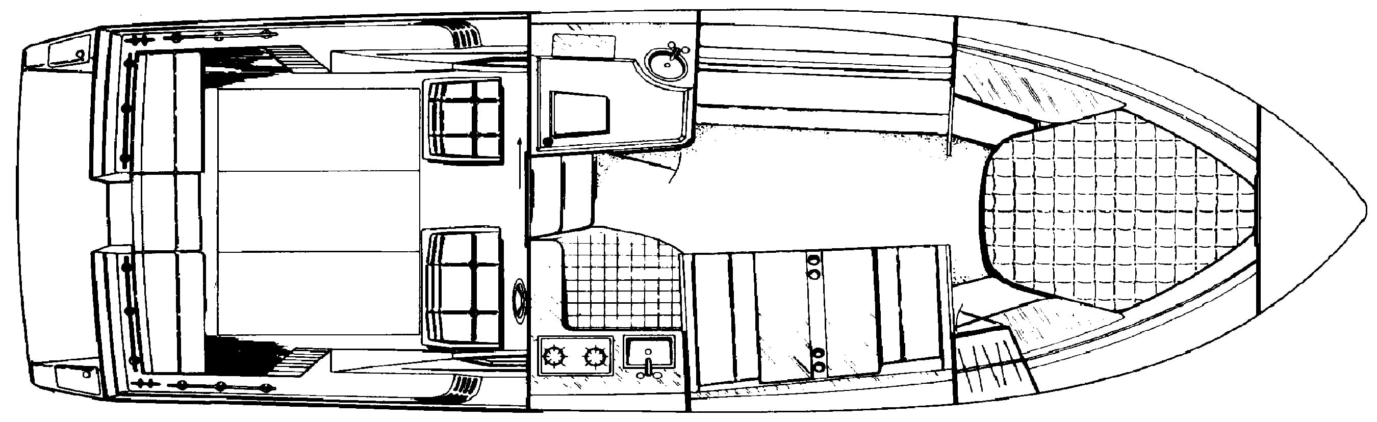Wellcraft 3200 St. Tropez floor plan