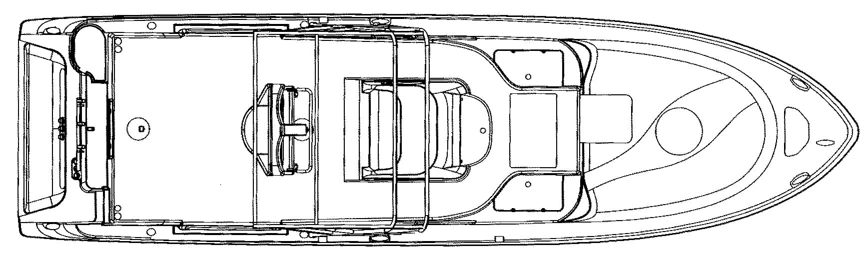 Wellcraft 35 Scarab Sport floor plan
