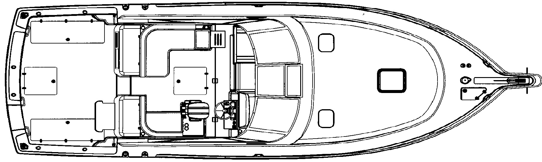 Wellcraft 360 Coastal floor plan