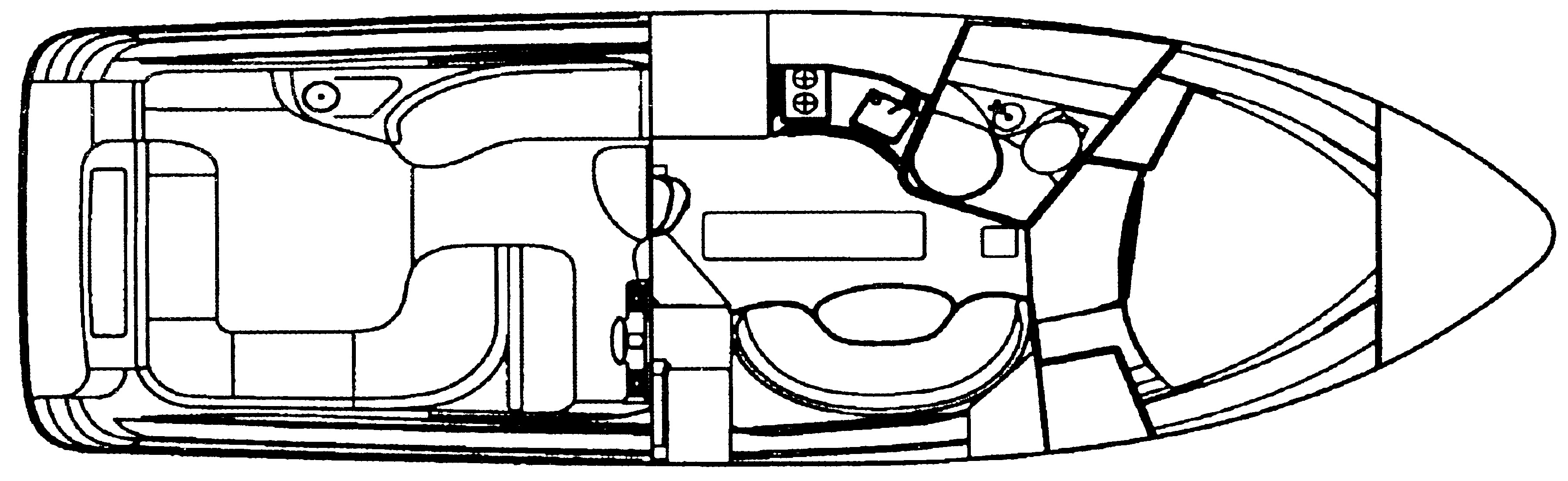 Wellcraft 3700 Martinique floor plan