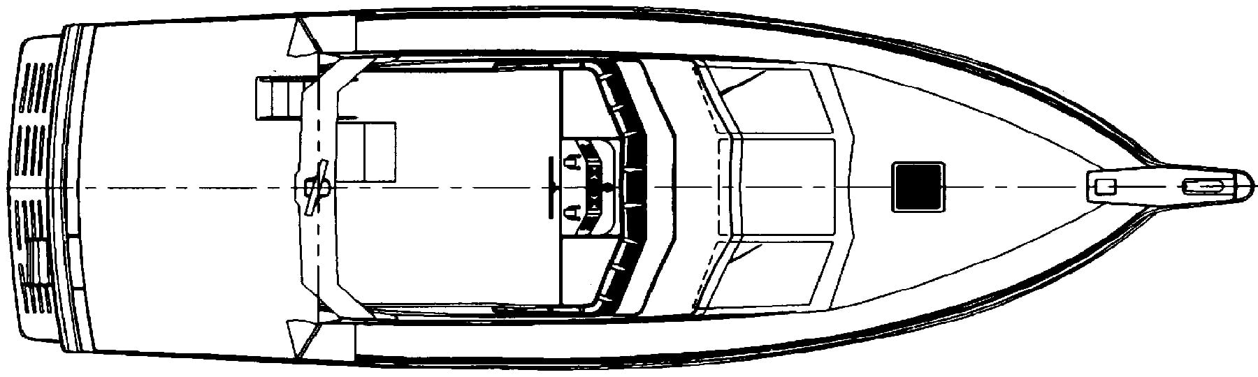 Jefferson Yachts 42 Viscount floor plan