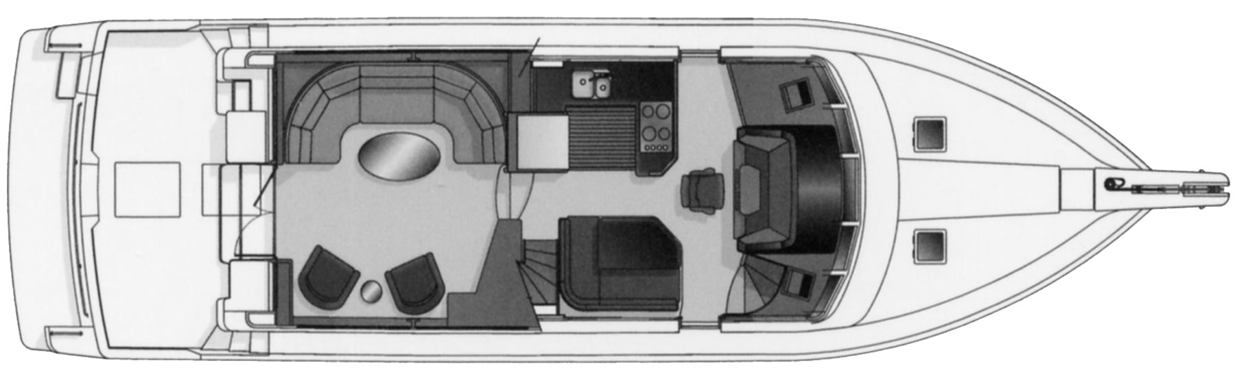 West Bay Yachts 58 SonShip floor plan