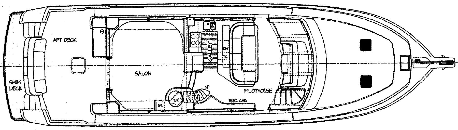 West Bay Yachts 78 SonShip floor plan