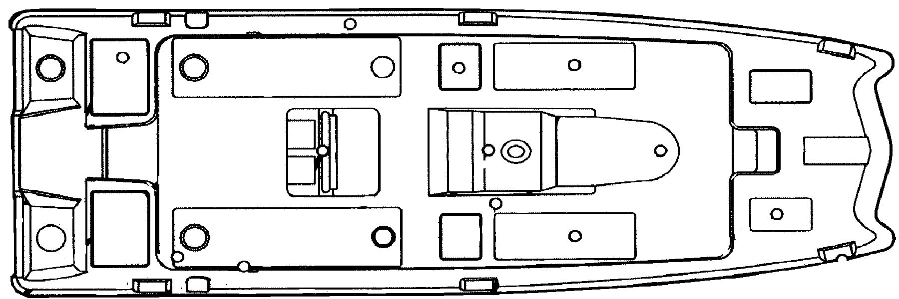 World Cat 266 SF; 270 TE floor plan