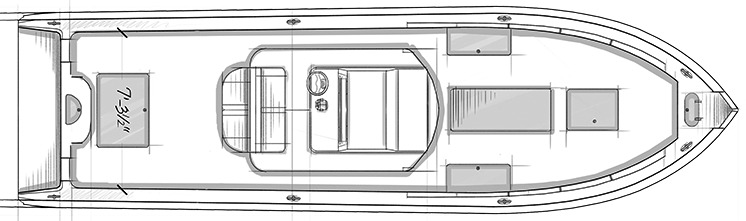 Yellowfin 34 floor plan