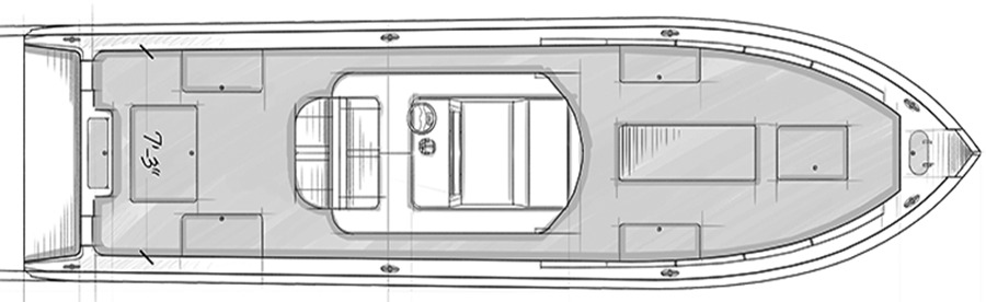Yellowfin 36 floor plan