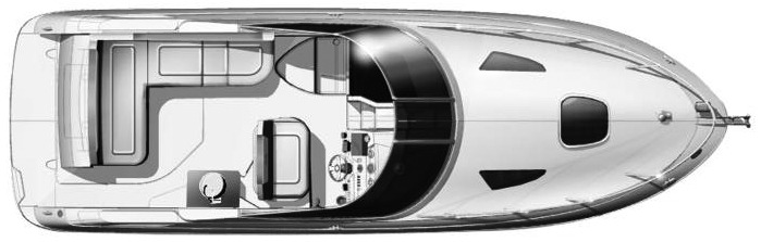 Sea Ray Yachts 250-260 Sundancer floor plan