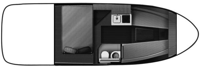 Sea Ray Yachts 250-260 Sundancer floor plan