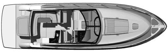 Sea Ray Yachts 450 Sundancer floor plan