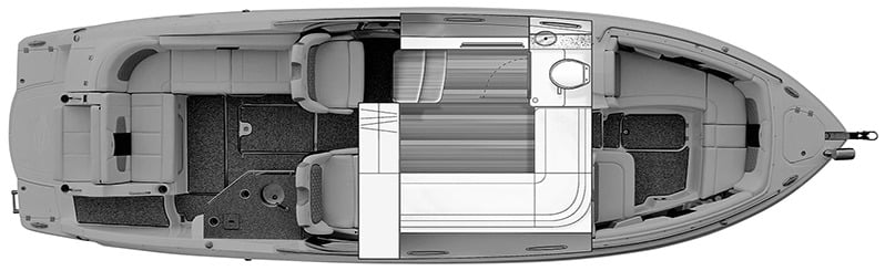 Chaparral 327-337 SSX floor plan
