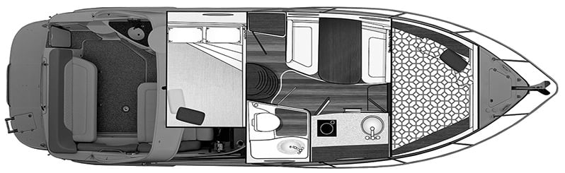 Chaparral 290 Signature floor plan