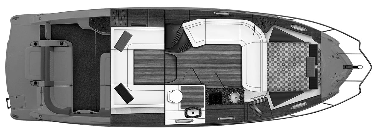Chaparral 310 Signature floor plan