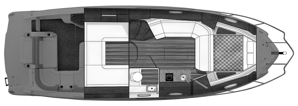 Chaparral 330 Signature floor plan