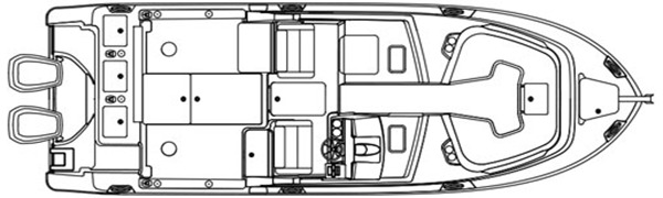 Edgewater 280 CX floor plan
