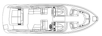 Formula 270 Bowrider floor plan