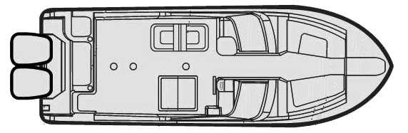 Grady-White Freedom 285 floor plan