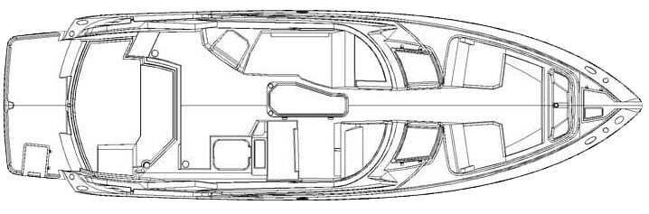 Monterey 328 SS floor plan