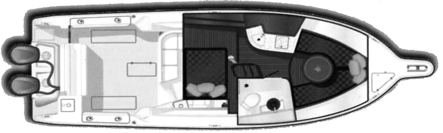 Pursuit Yachts OS 315 floor plan
