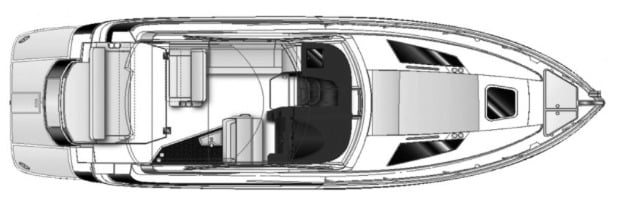Regal Yachts 35 Sport Coupe floor plan