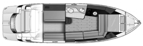 Regal Yachts 35 Sport Coupe floor plan