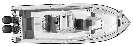 Sailfish 3160-320 Center Console floor plan