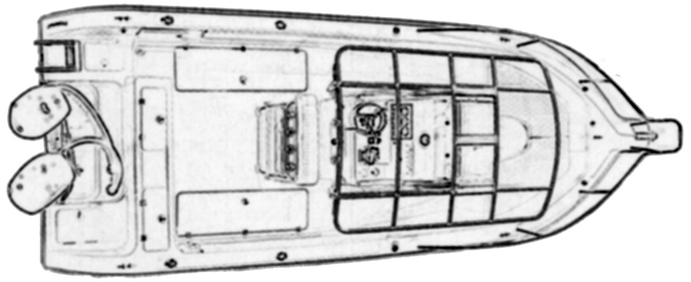 Sea Fox 287 Center Console floor plan