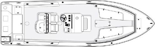 Sea Hunt 290 Triton; 29 Gamefish floor plan