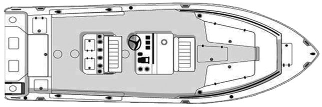 Sea Hunt 27 Gamefish floor plan