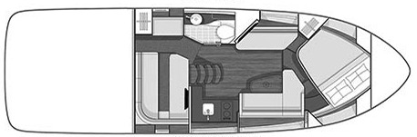 Sea Ray Yachts 350 Sundancer floor plan