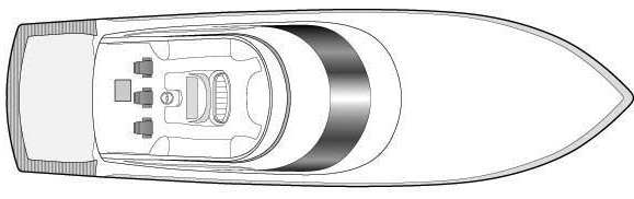 Viking Yachts 66 Convertible floor plan